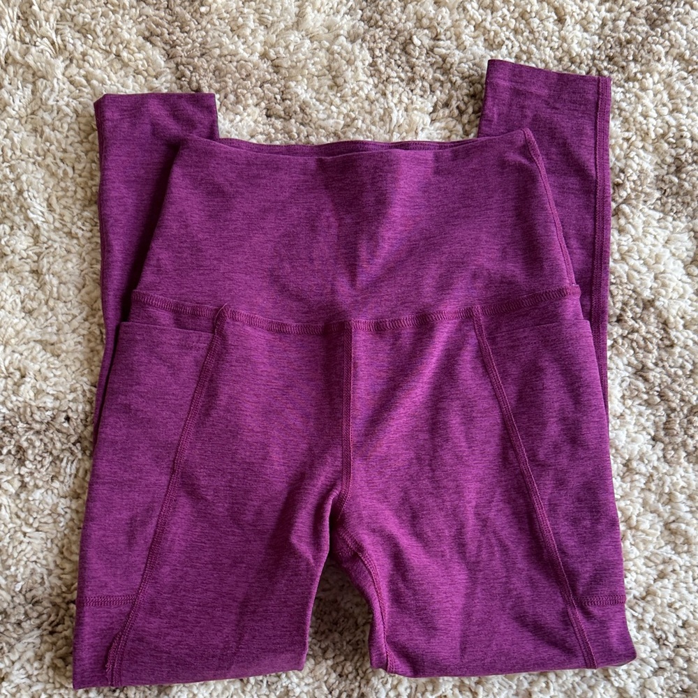Beyond Yoga S SpaceDye MIDI Leggings with pockets Fuschia